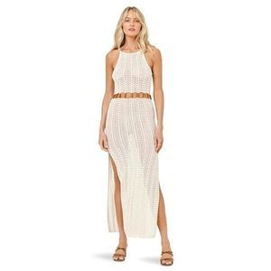 L Space Women's Standard Falling For You Dress, Tapioca, Small